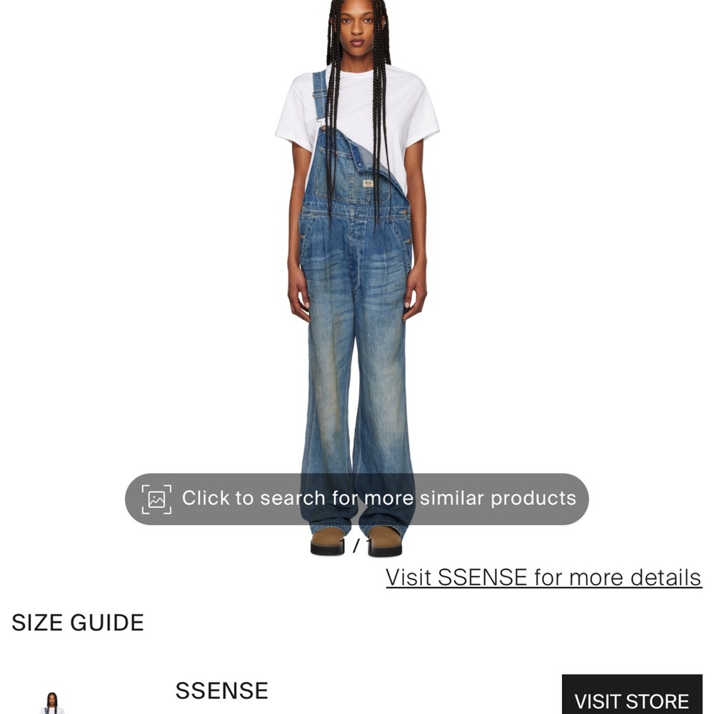 Damon Pleated Wide Leg Denim Overalls in Weber Linen Indigo